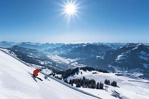Schwarze Piste SkiWelt Sonne
